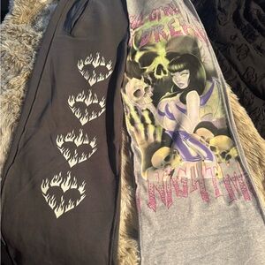 Stylish Graphic Wide Leg Pants